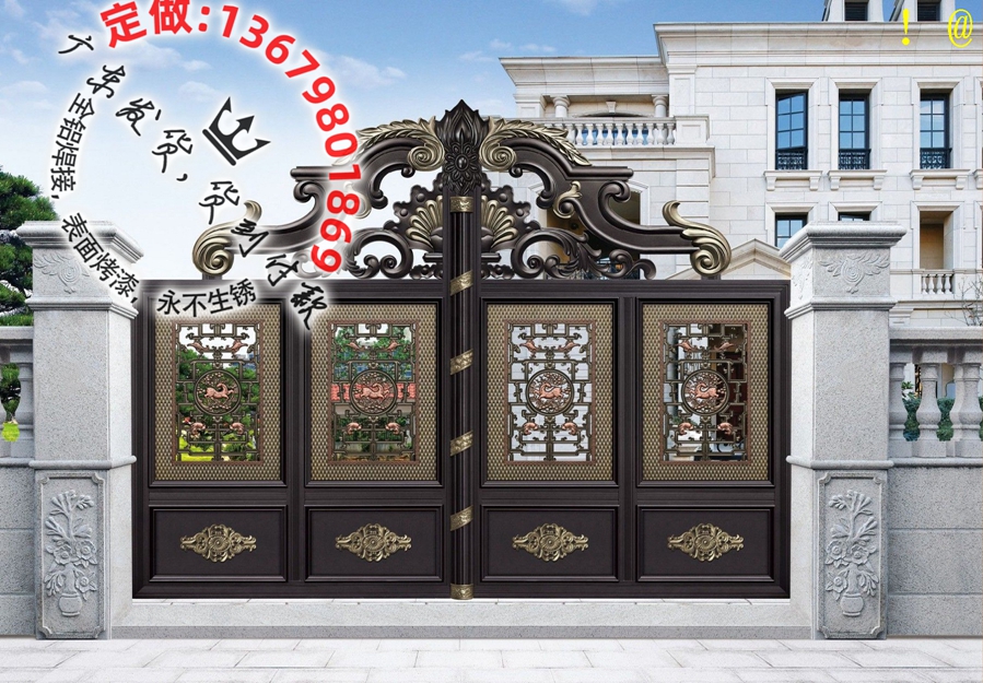 别墅大门_铝艺大门_庭院大门_住宅大门_乡村大门